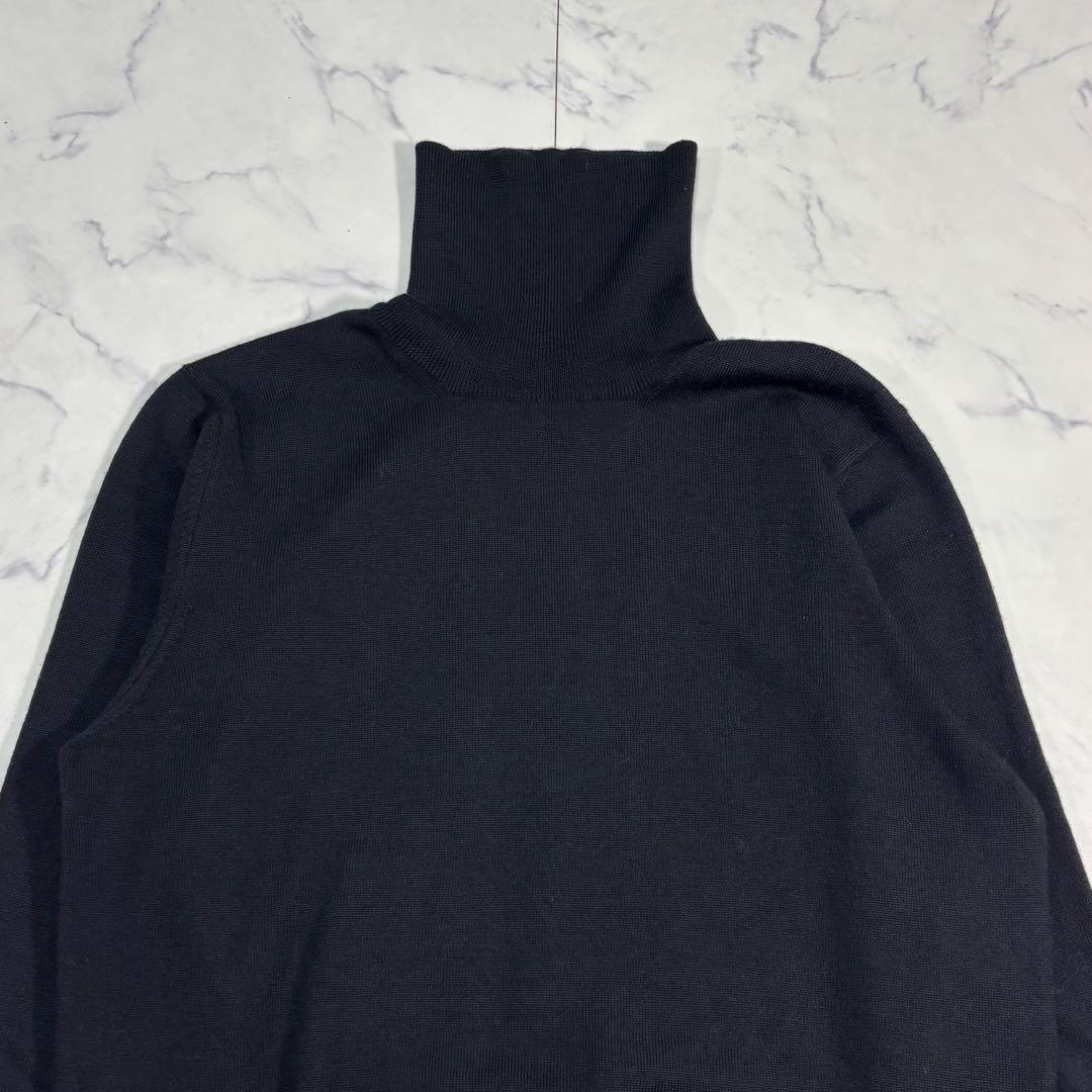 GG　グランサッソ タートルネック 長袖ニット 46サイズ ブラック
