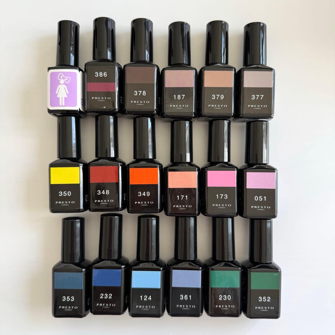 【PRESTO】プレスト TOKYO SPICE カラージェル 18色セット