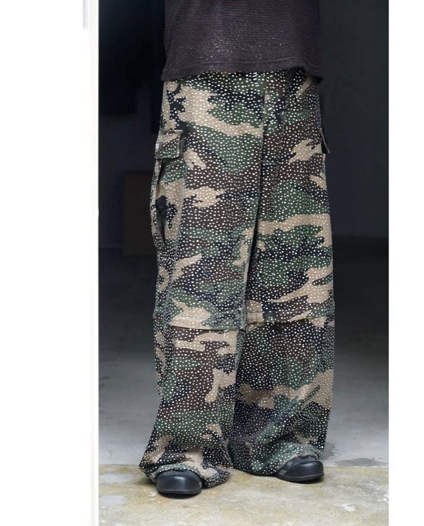 N.G.O 迷彩カーゴパンツ　2WAY