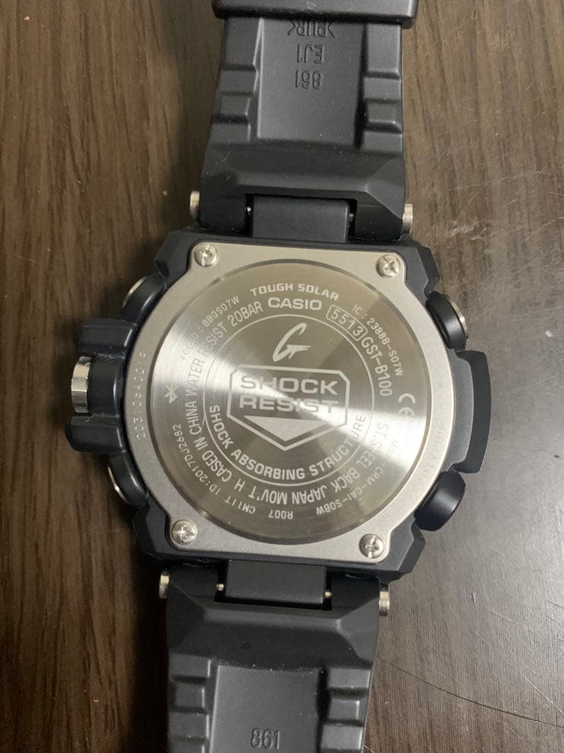 G-SHOCK G-STEEL GST-B100 ラバーベルト