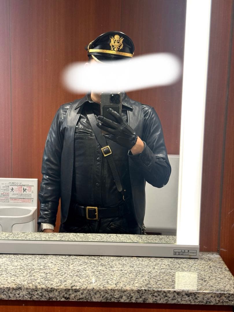 Mr.s leather レザー ベスト アウター レザー M