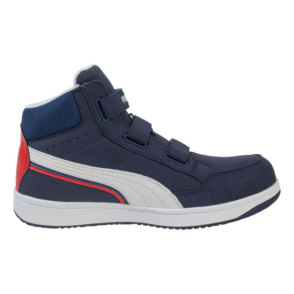 プーマ安全靴#63.205 26.0cmエアーツイスト・ネイビーミッドH＆L