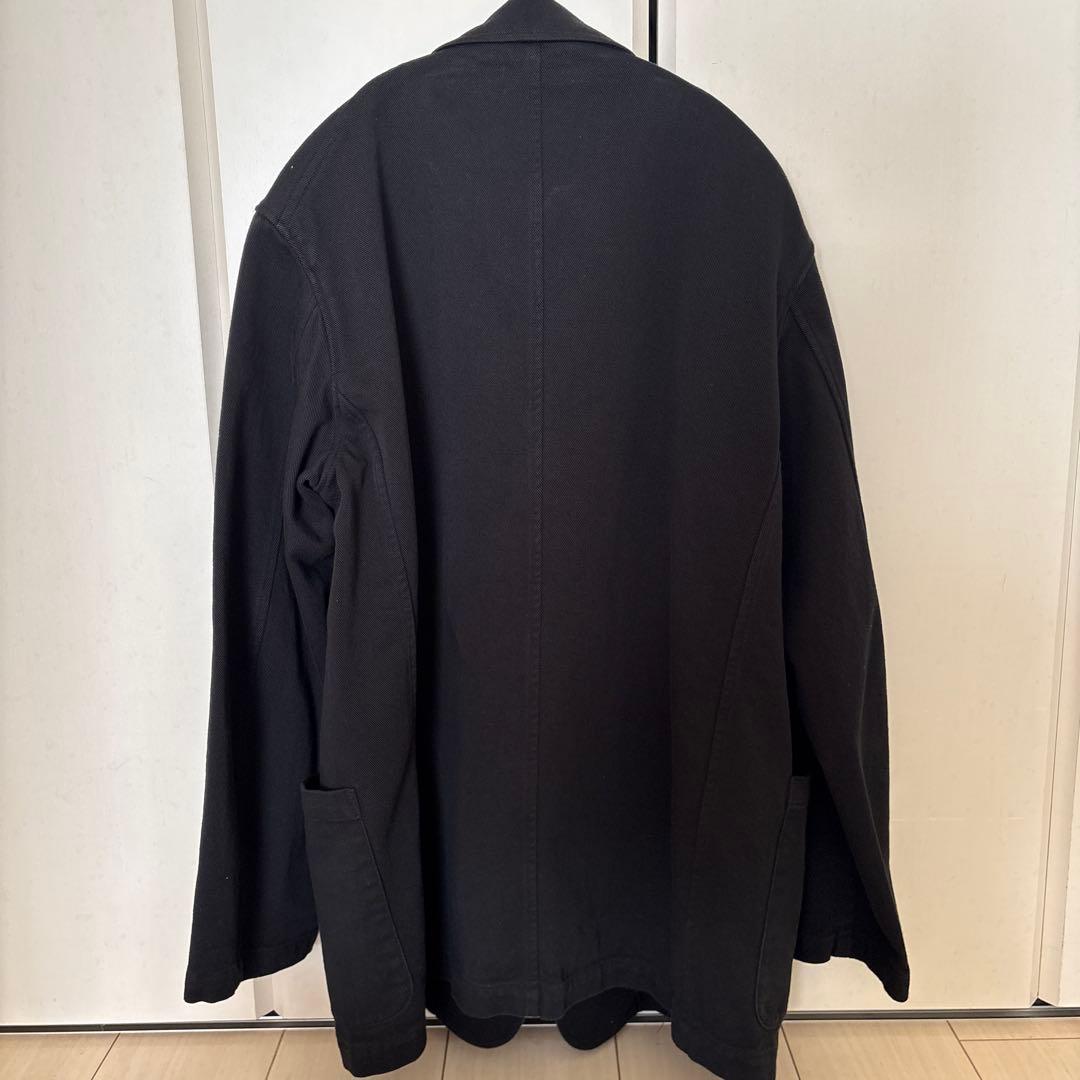 オーラリー AURALEE LOOSE TWILL OVER JACKET 3黒