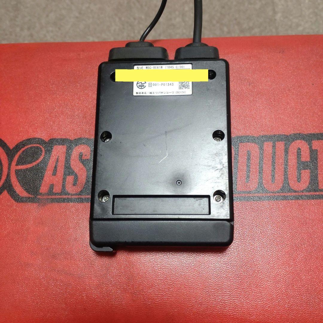 バイク用　ETC　車載器　ミツバ　BE61-W　（検索用）ETC2.0　1099