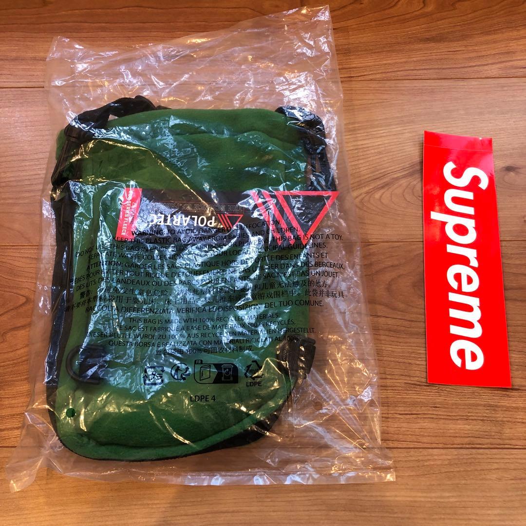 シュプリーム　ポーラテック　ショルダー　バッグ　緑　グリーン Pouch
