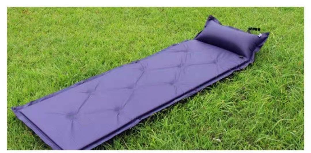 09【4個セット】インフレーターマット 自動膨張式 枕 キャンプマット 車中泊