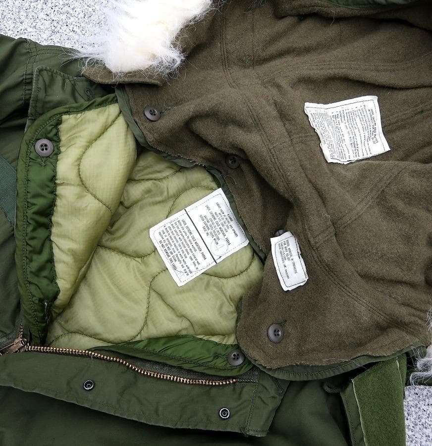 極美 XL 米軍実物 70s M-65 モッズコート ライナー フード セット⑤