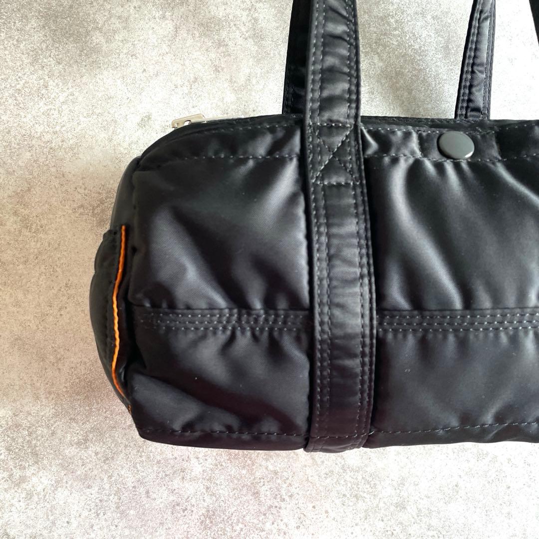 ほぼ新品✨ポーター タンカー ミニボストンバッグ ドラム Sサイズ ブラック