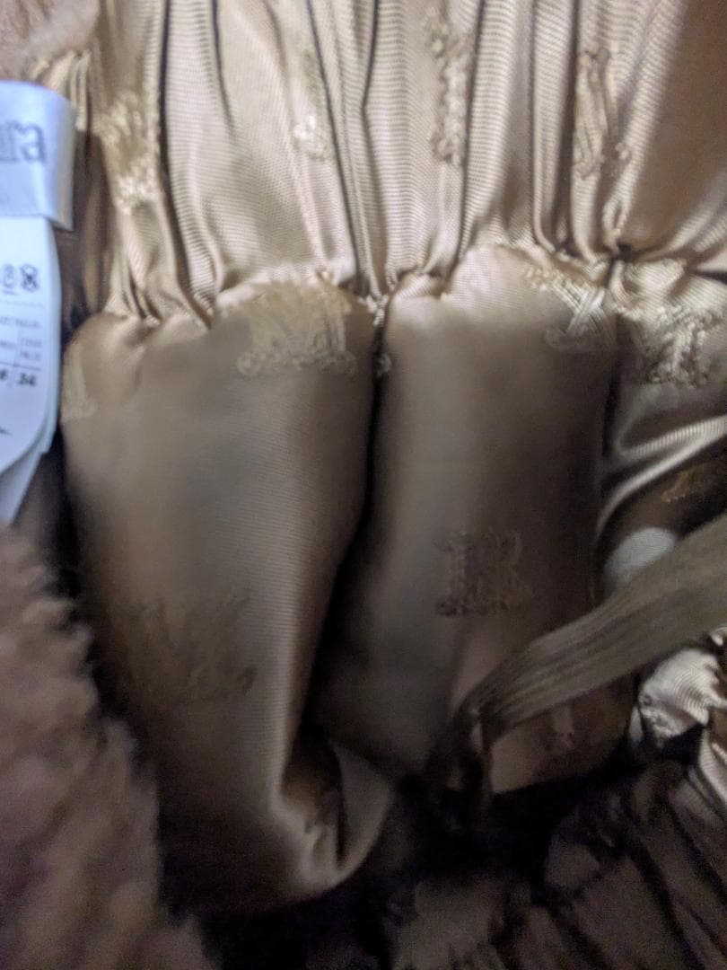 マックスマーラ　テディベア　ミニスカートブラウン フリース ミニスカート