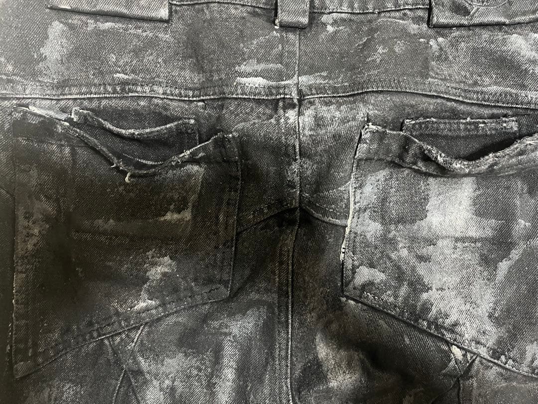 パンツ no faith studios BLACKARTISANALDUNEDENIM