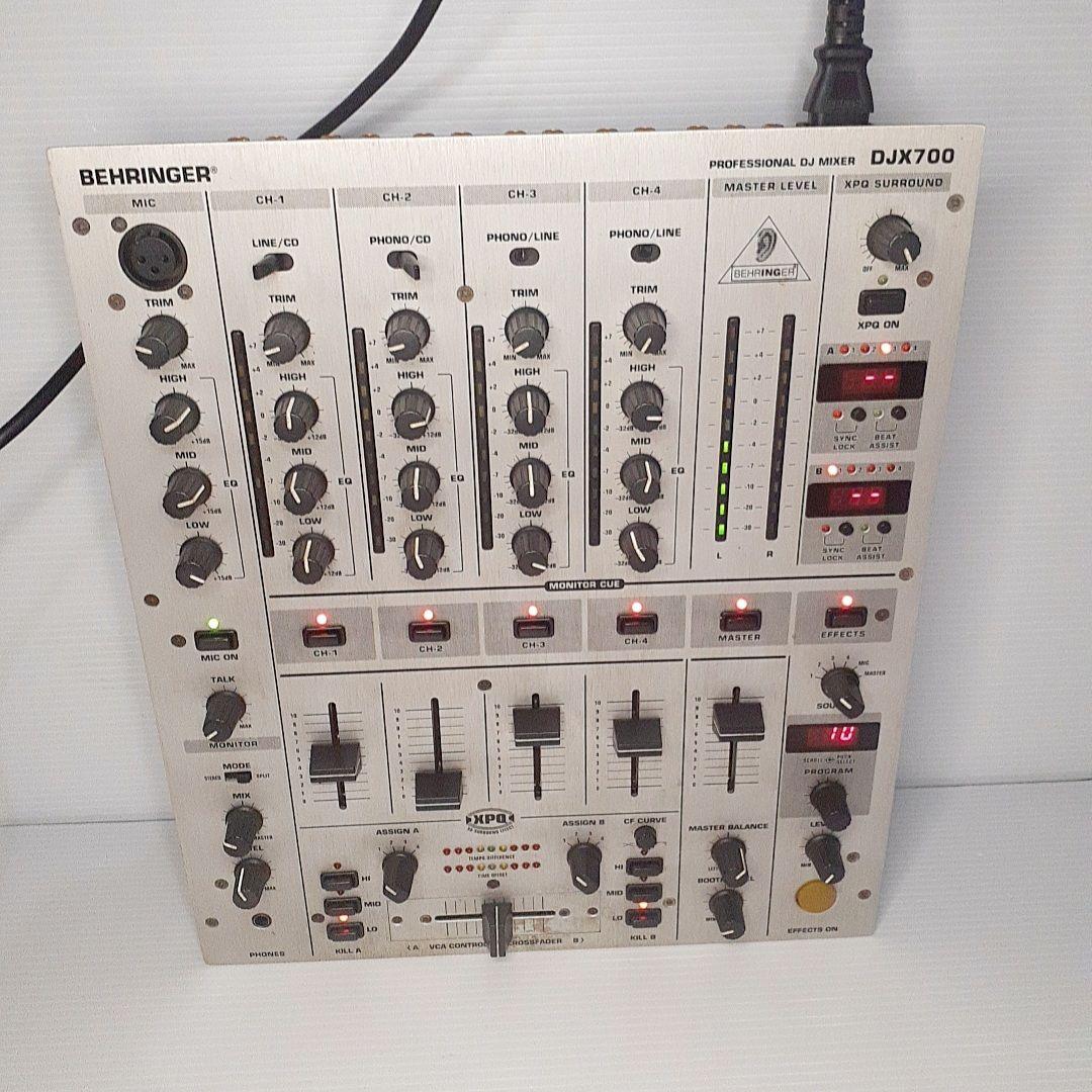 Behringer djx700 4ch ミキサー　音だしOK　通電　ジャンク