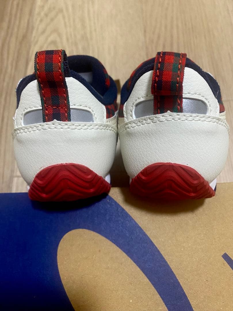 familiar スニーカー アシックス 赤 15.5