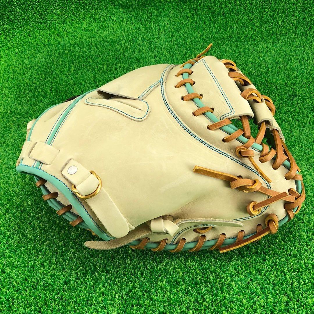 ゼット ZETT 捕手用 硬式キャッチャーミット 右投げ 海外 1076