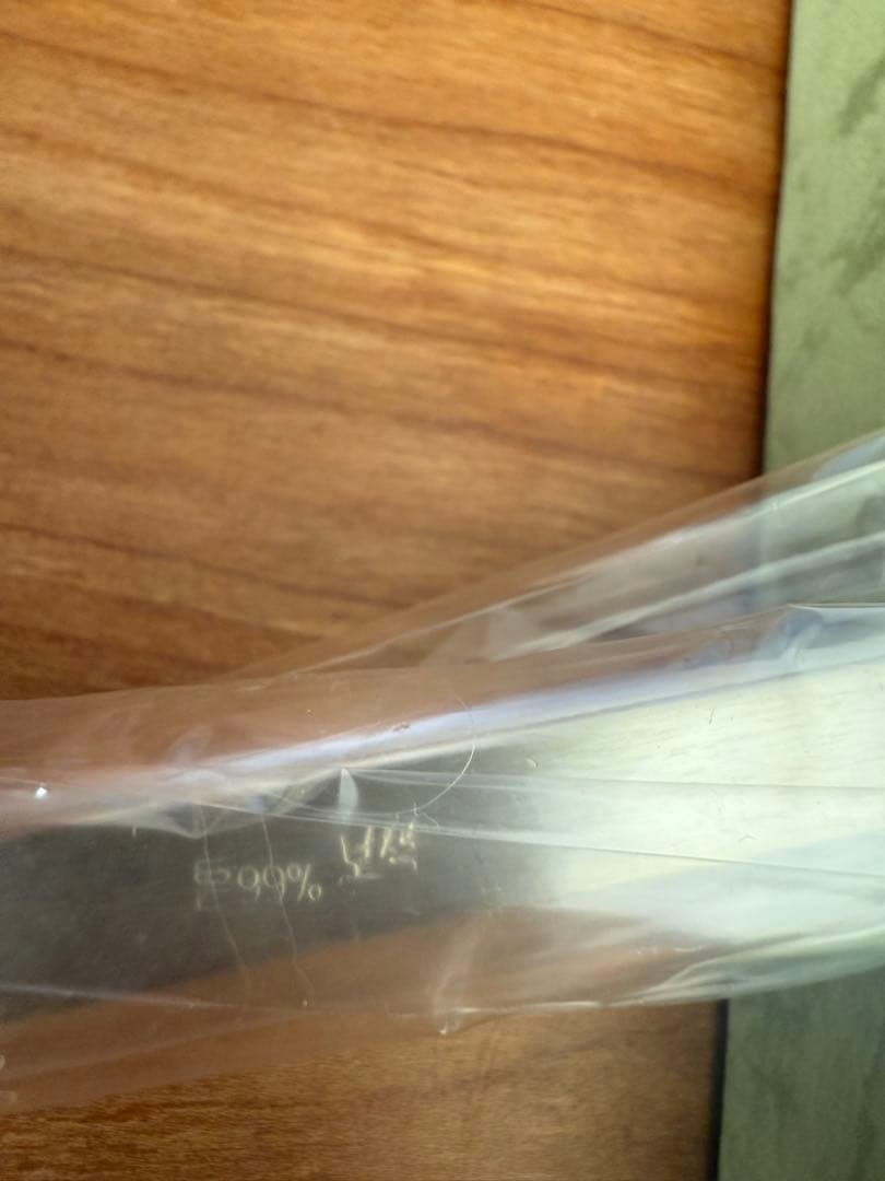 韓国製　Ag990銀スッカラと箸セット