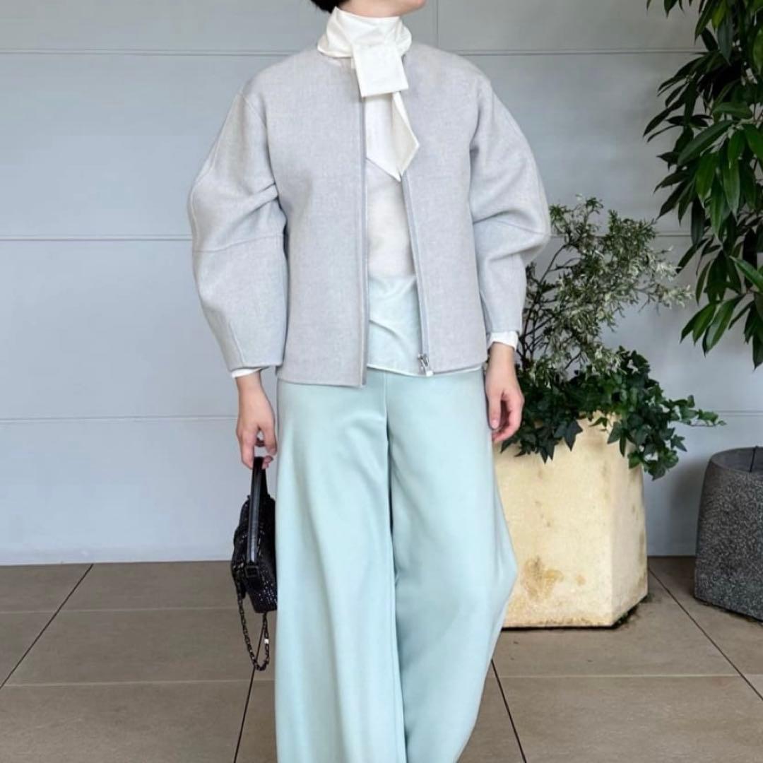 極美品⭐︎ESTNATION 3.3万　ボウタイ ブラウス　ホワイト　セレモニー