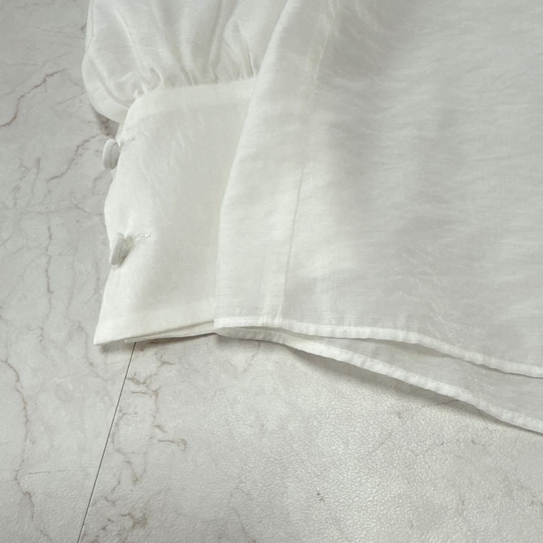 極美品⭐︎ESTNATION 3.3万　ボウタイ ブラウス　ホワイト　セレモニー