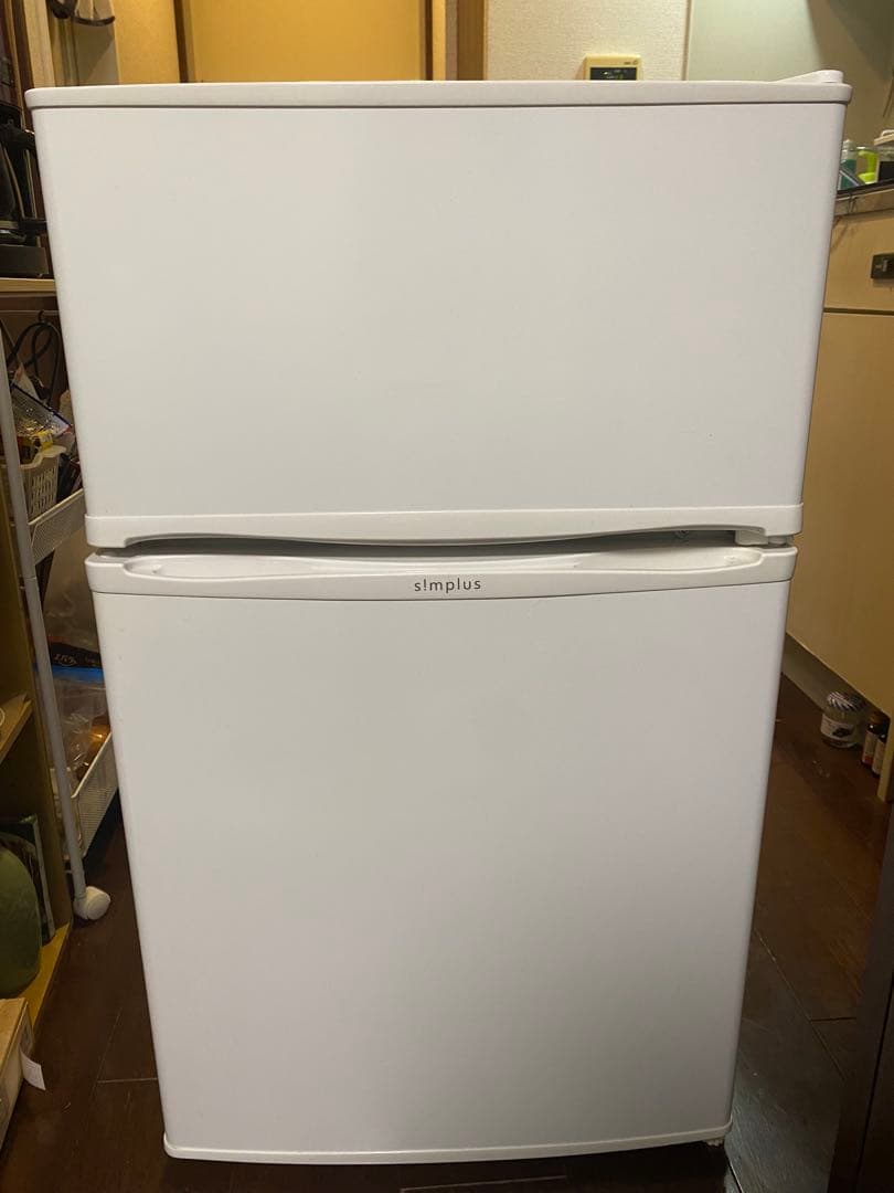 simplus 冷蔵庫 小型 2ドア 90L
