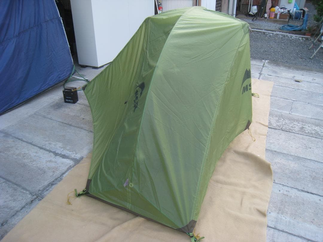 【ごまだし-さん】MSR HUBBA ハバ ソロテント グリーン 1人用