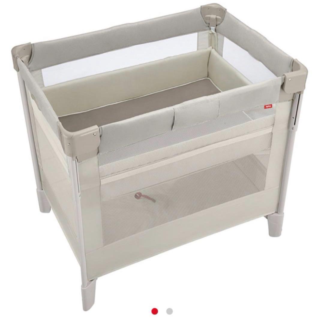 アップリカ ココネルエアープラスAB ホワイトベージュ　収納バッグ付き　美品