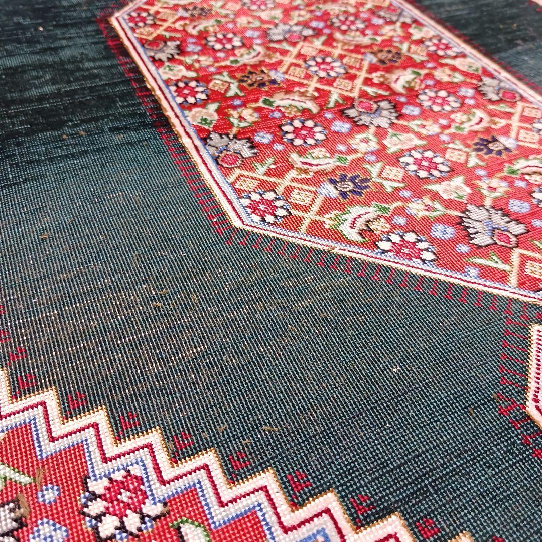 専用Y3250 ペルシャ絨毯 クム産 シルク100% 手織り90万ノット