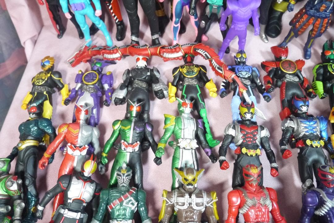 ライダーヒーローシリーズ　ビッグサイズソフビフィギュア　96体セット