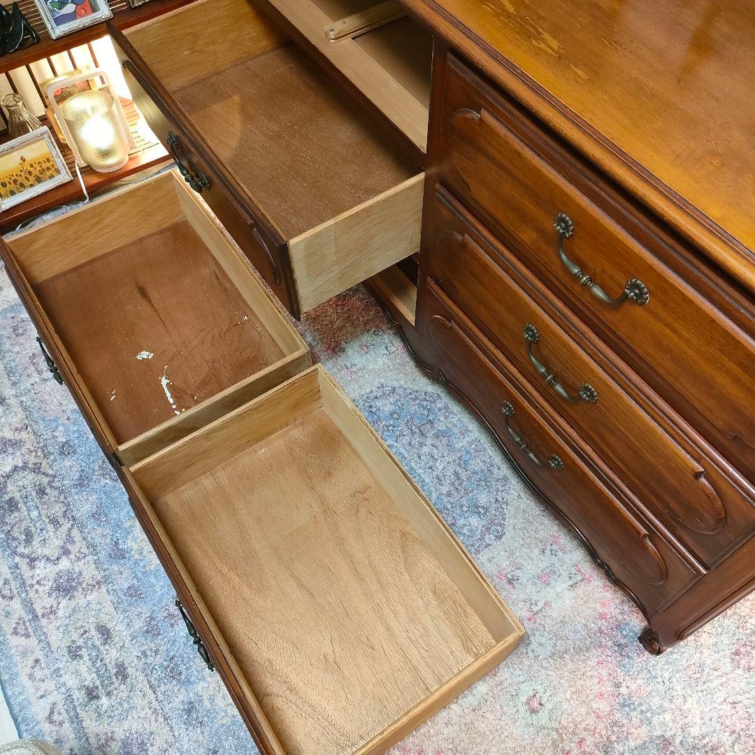 【希少】Henry Link ヴィンテージ6ドロワー チェスト 高級無垢材 収納