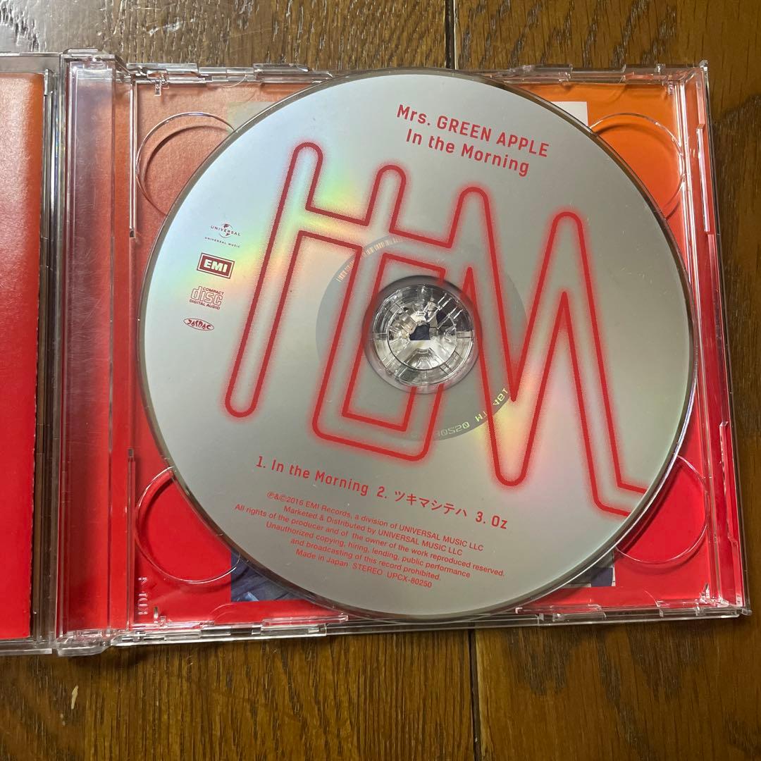 In the Morning Mrs. GREEN APPLE 初回限定盤