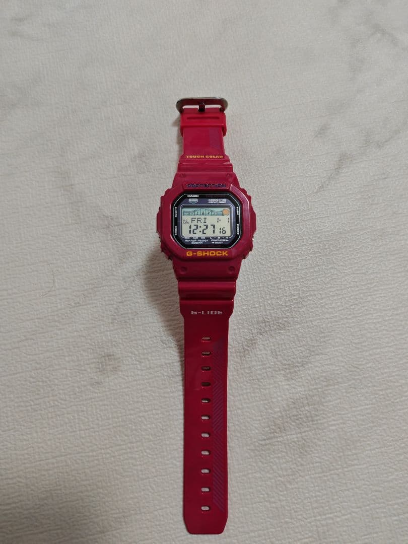 【ヴィンテージ】G-SHOCK G-LIDE ピンク デジタル腕時計