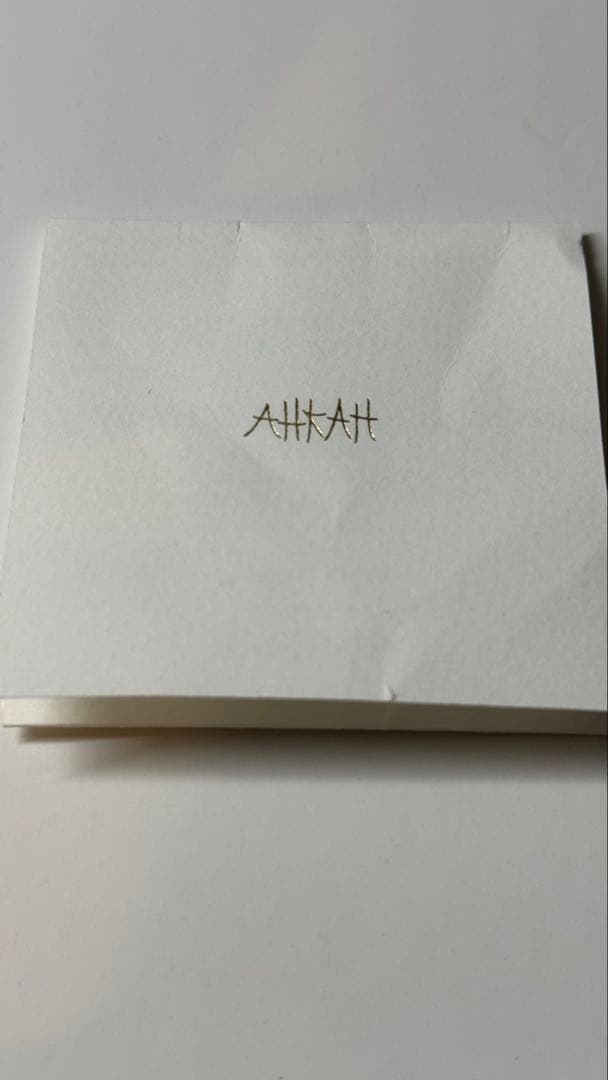 AHKAH ヌーディーラヴァリエールネックレス ダイヤモンド　K18YG