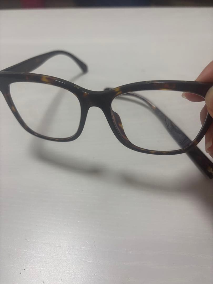 CHANEL ダークトート フレーム メガネ