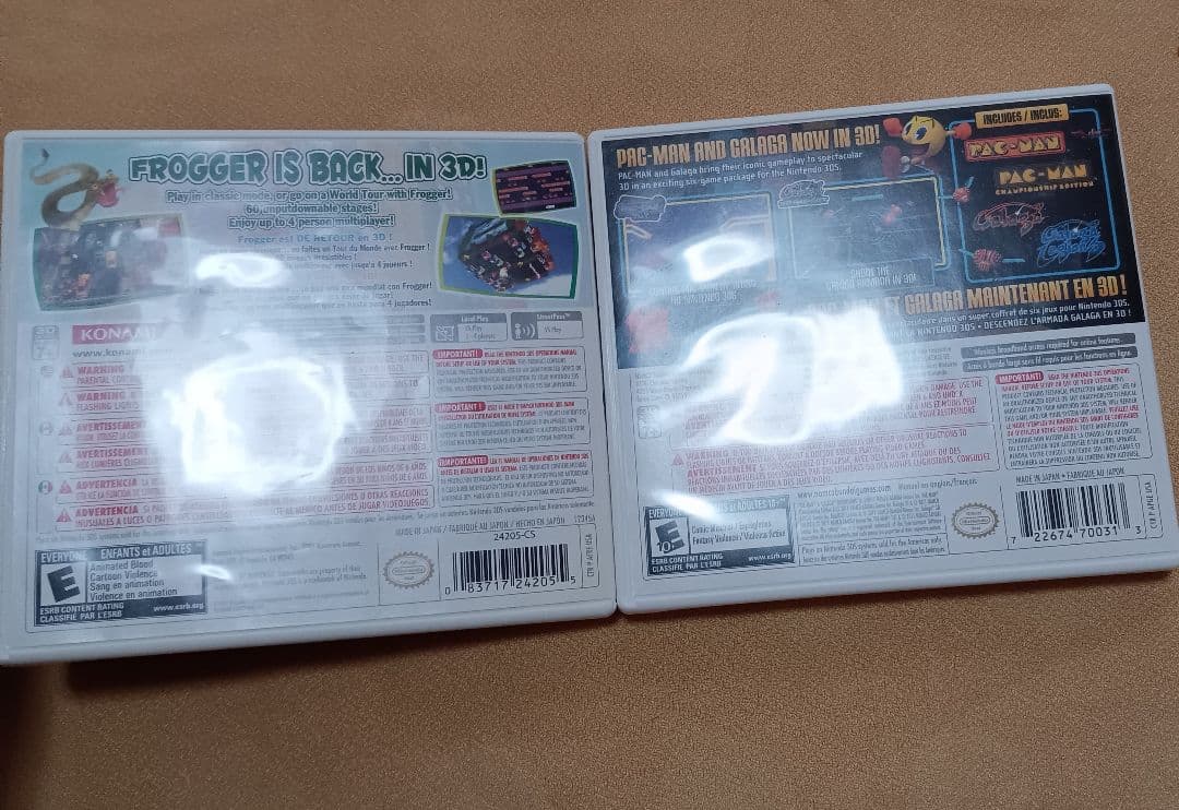 フロッガー　パックマン＆ギャラガディメンションズ　海外版　北米版　2枚セット