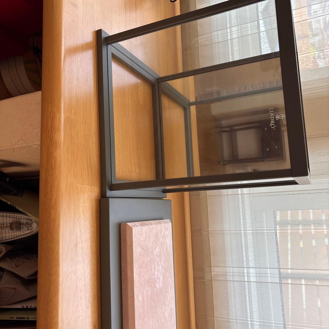 LIADRO ガラスショーケース グレー