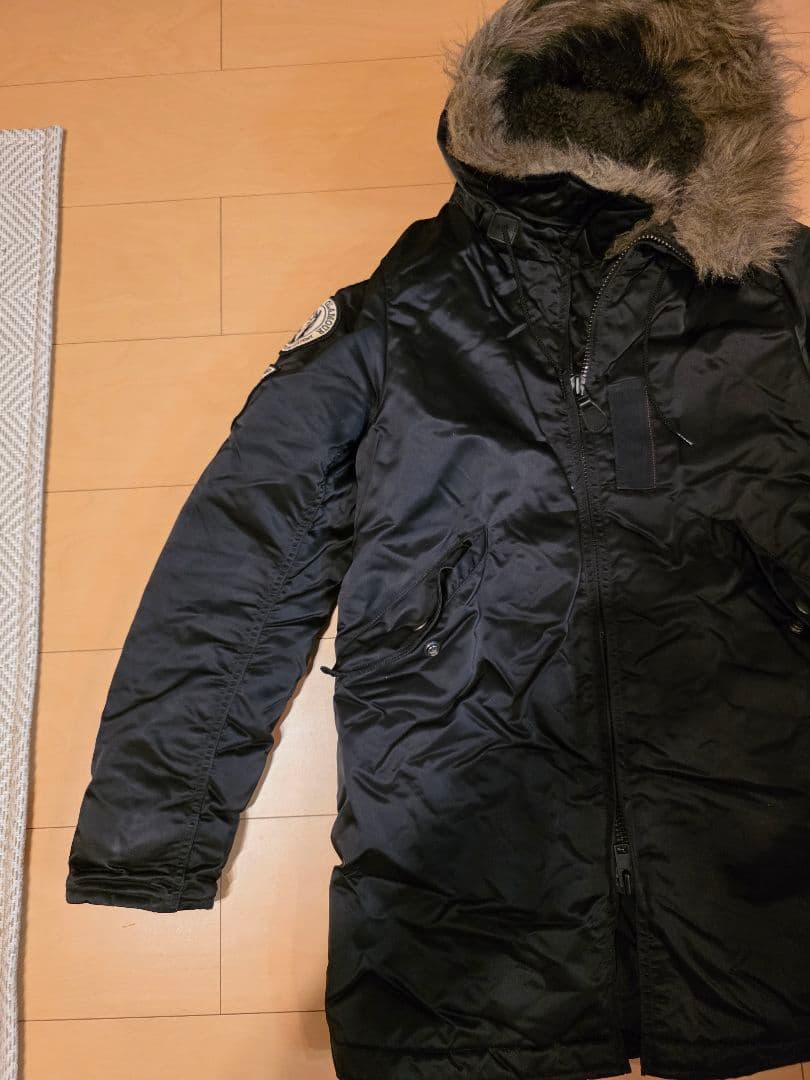 ヒステリックグラマー モッズコート N3B ヒスガール ブラック