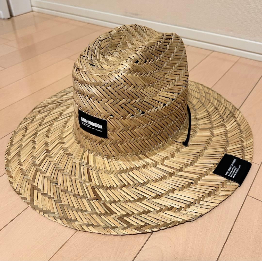 NEIGHBORHOOD STRAW HAT 麦わら帽子 ストローハット