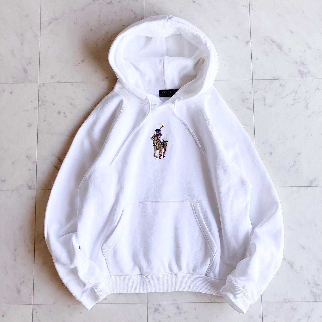 ポロラルフローレン ポロベア プルオーバーパーカー Lサイズ 現行タグ QR