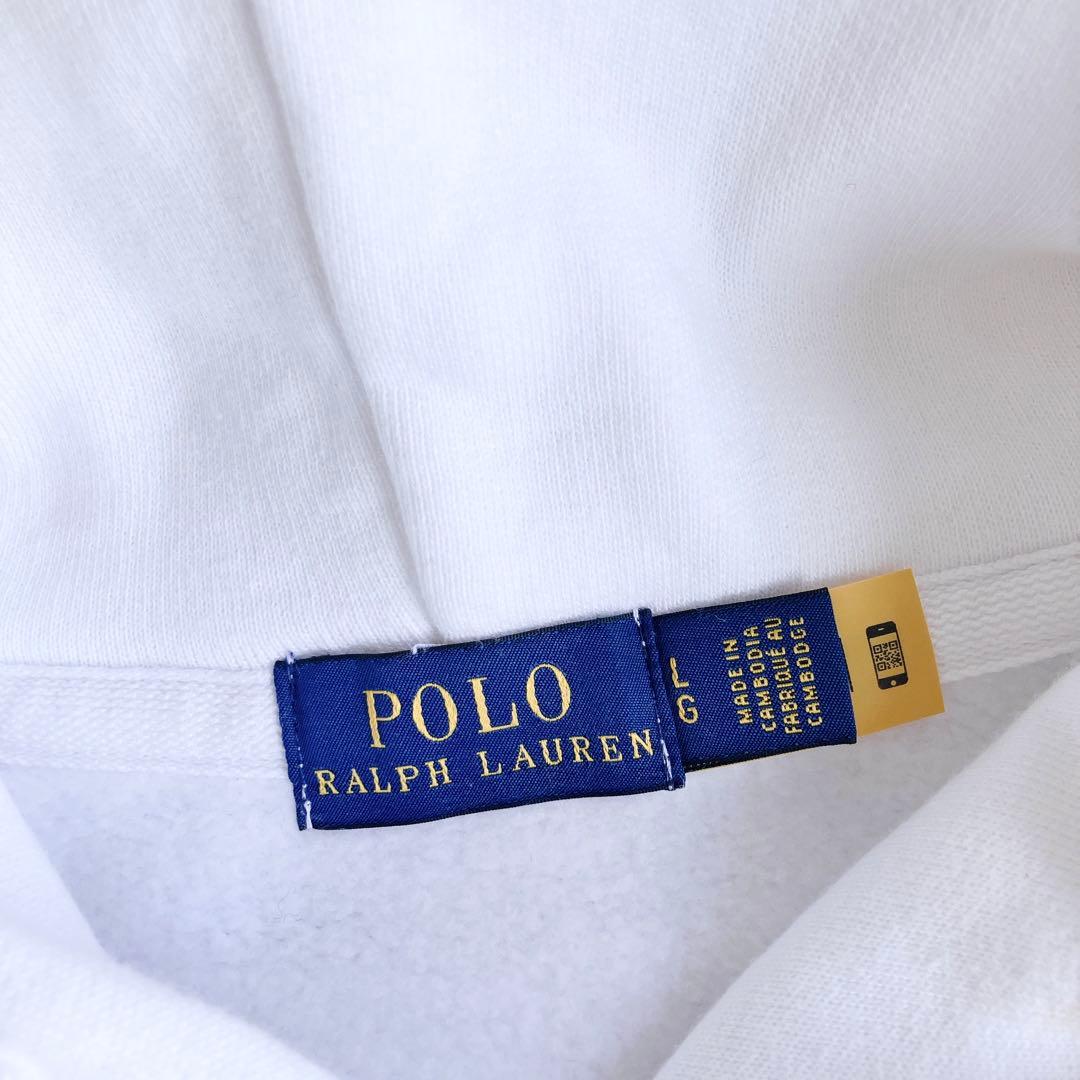 ポロラルフローレン ポロベア プルオーバーパーカー Lサイズ 現行タグ QR