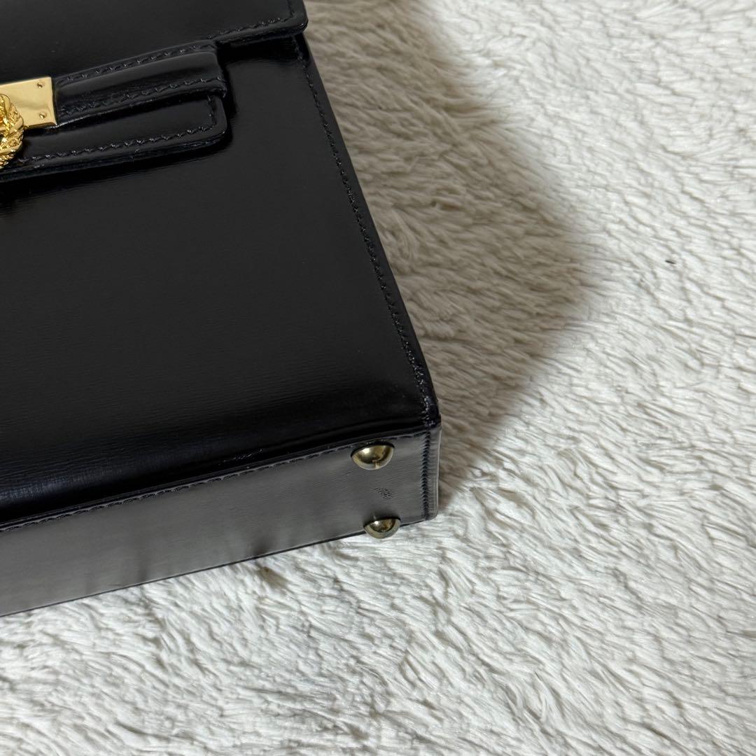 ⭐️極美品⭐️　ロウナーロンドン　ハンドバッグ　フォーマルバッグ　ゴールド金具