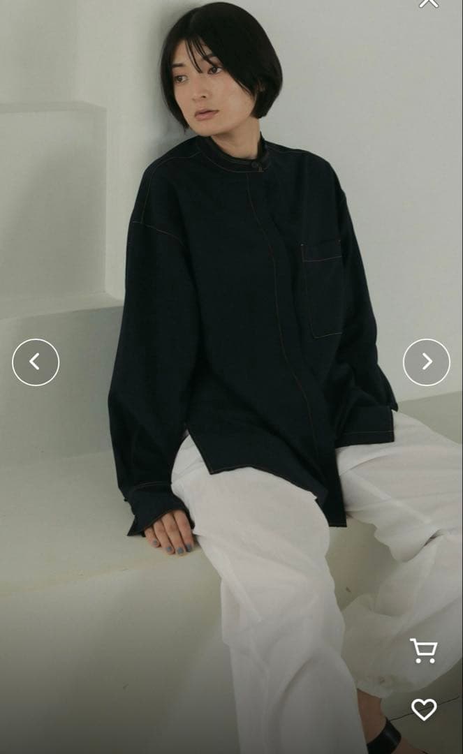 アンヌーク　ナイロンボリュームパンツ