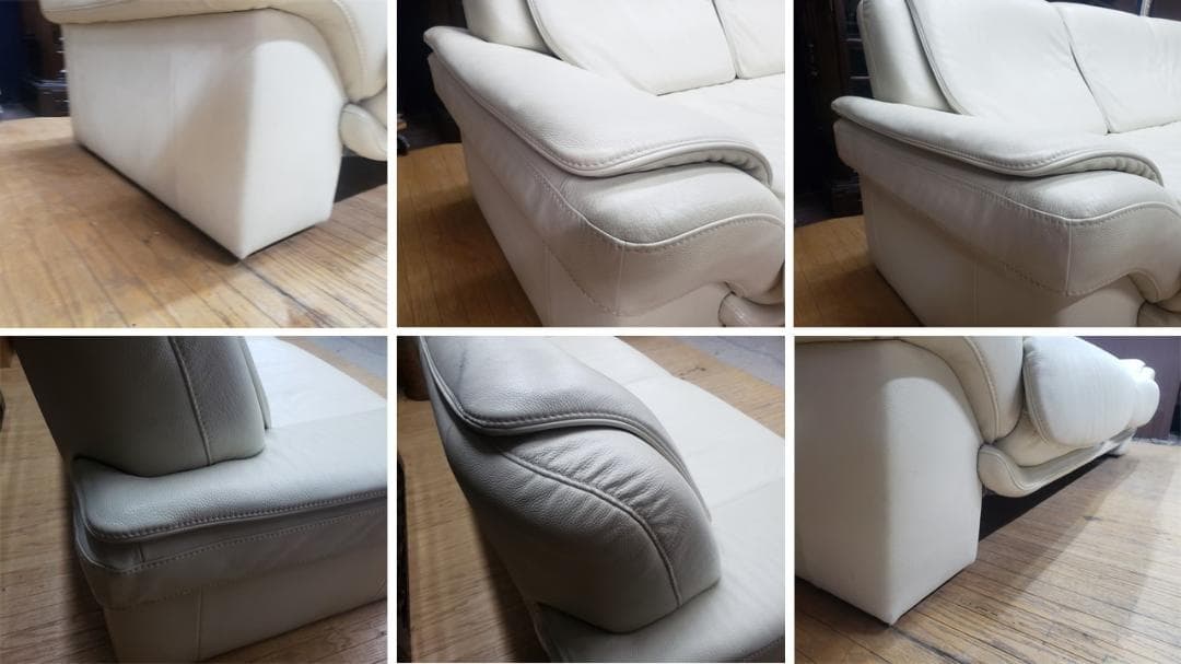 メル68280B9　himolla　PACIFIC　総本革トリプルソファ