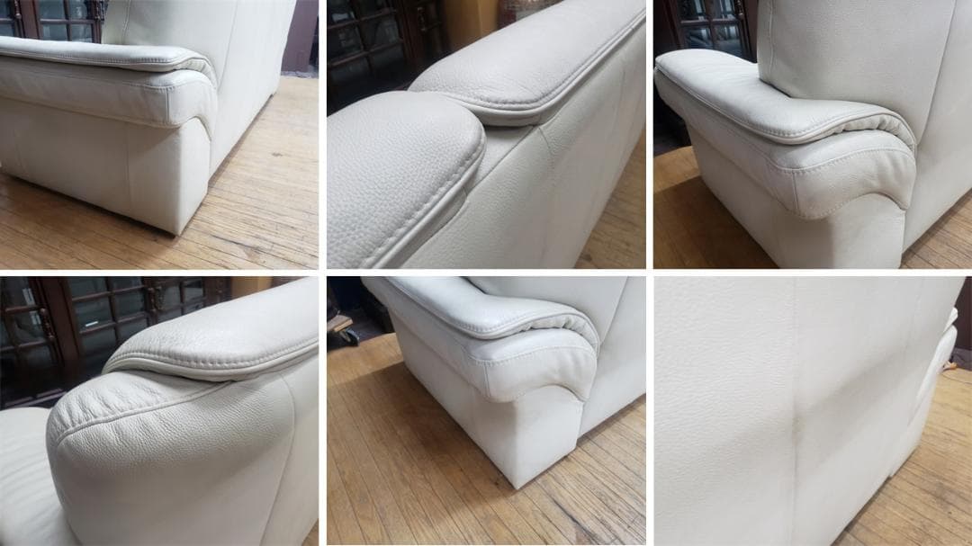 メル68280B9　himolla　PACIFIC　総本革トリプルソファ