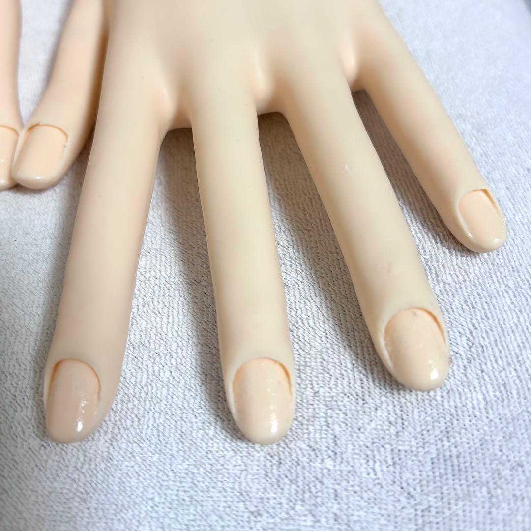 ネイリスト技能検定1級 ST 認定モデルハンド JNEC1級合格ハンド