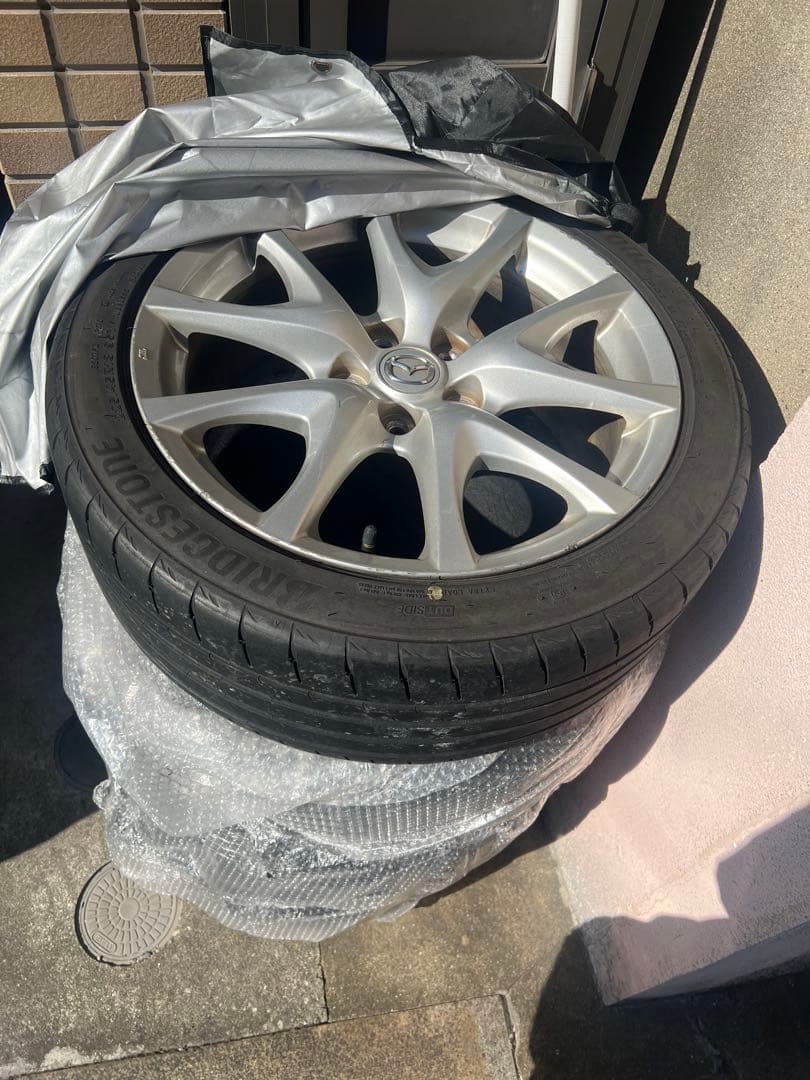 [2\3迄]マツダ　RX8 225 45 R18 純正ホイールタイヤ typeS