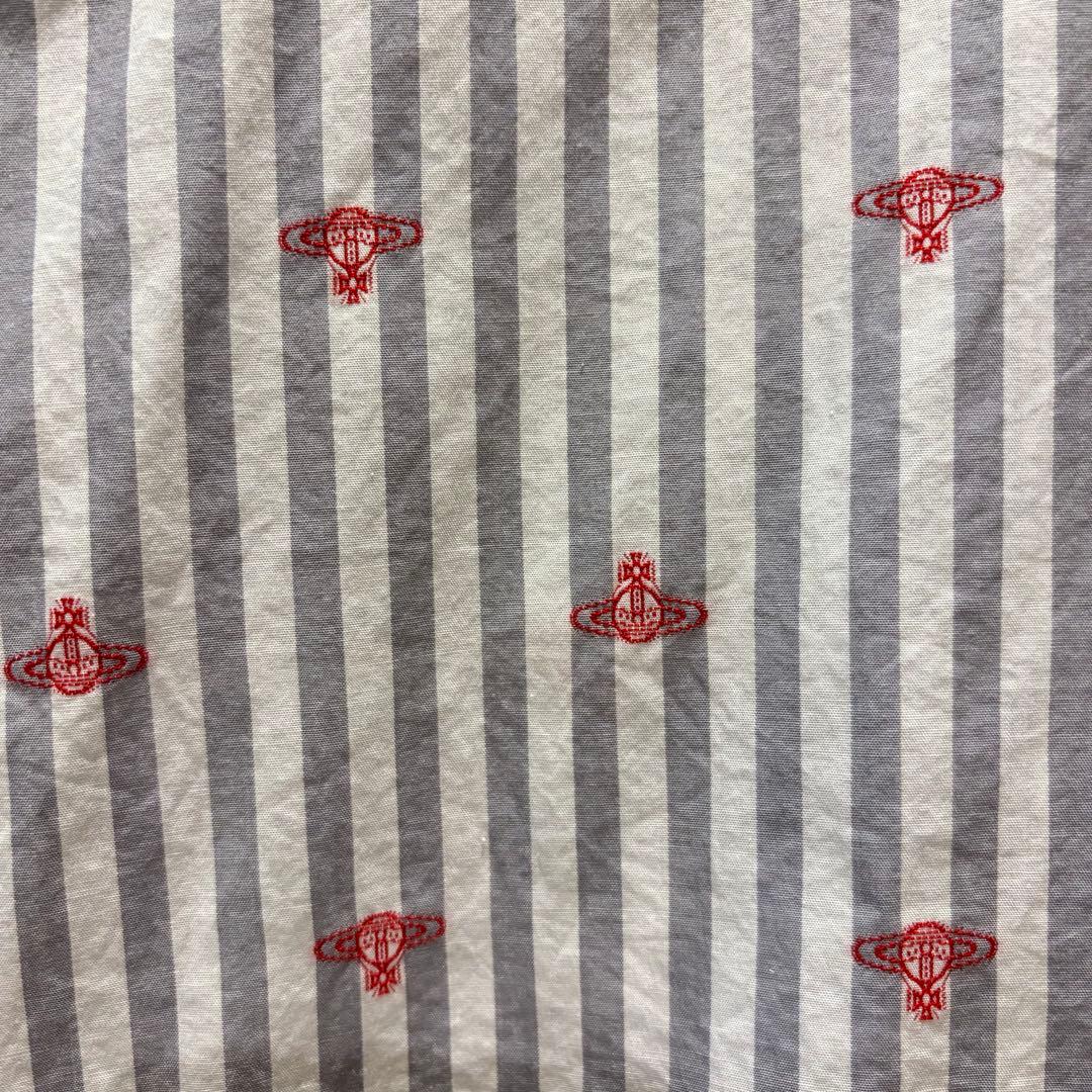 Vivienne Westwood RED LABELリボン付きストライプシャツ