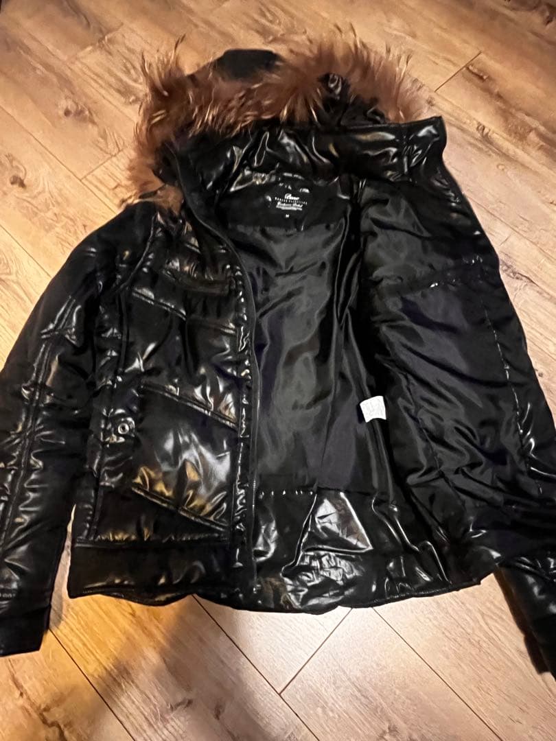 Beno ダウン　平成　Y2K v系　ダブルジップ　ファー　お兄系　ギャル