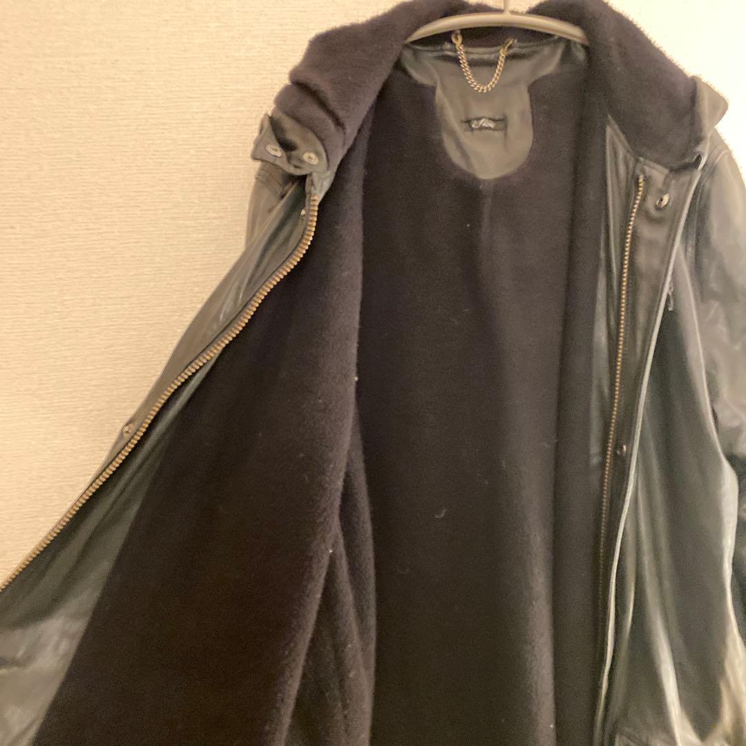 シシ　sisii メンズ　レザージャケット　モッズコート