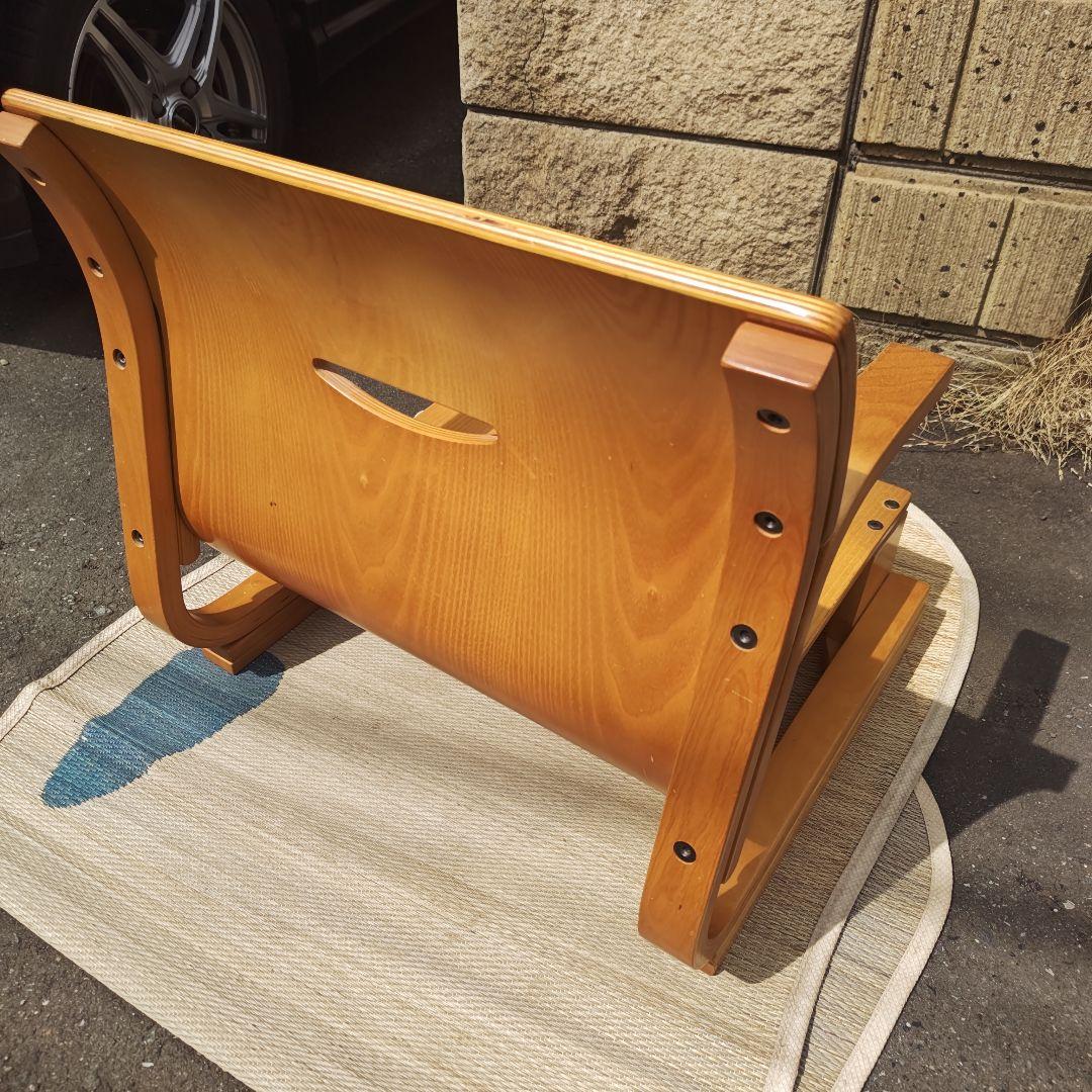 通販生活　楽座椅子　カタログハウス 背当てクッション付き