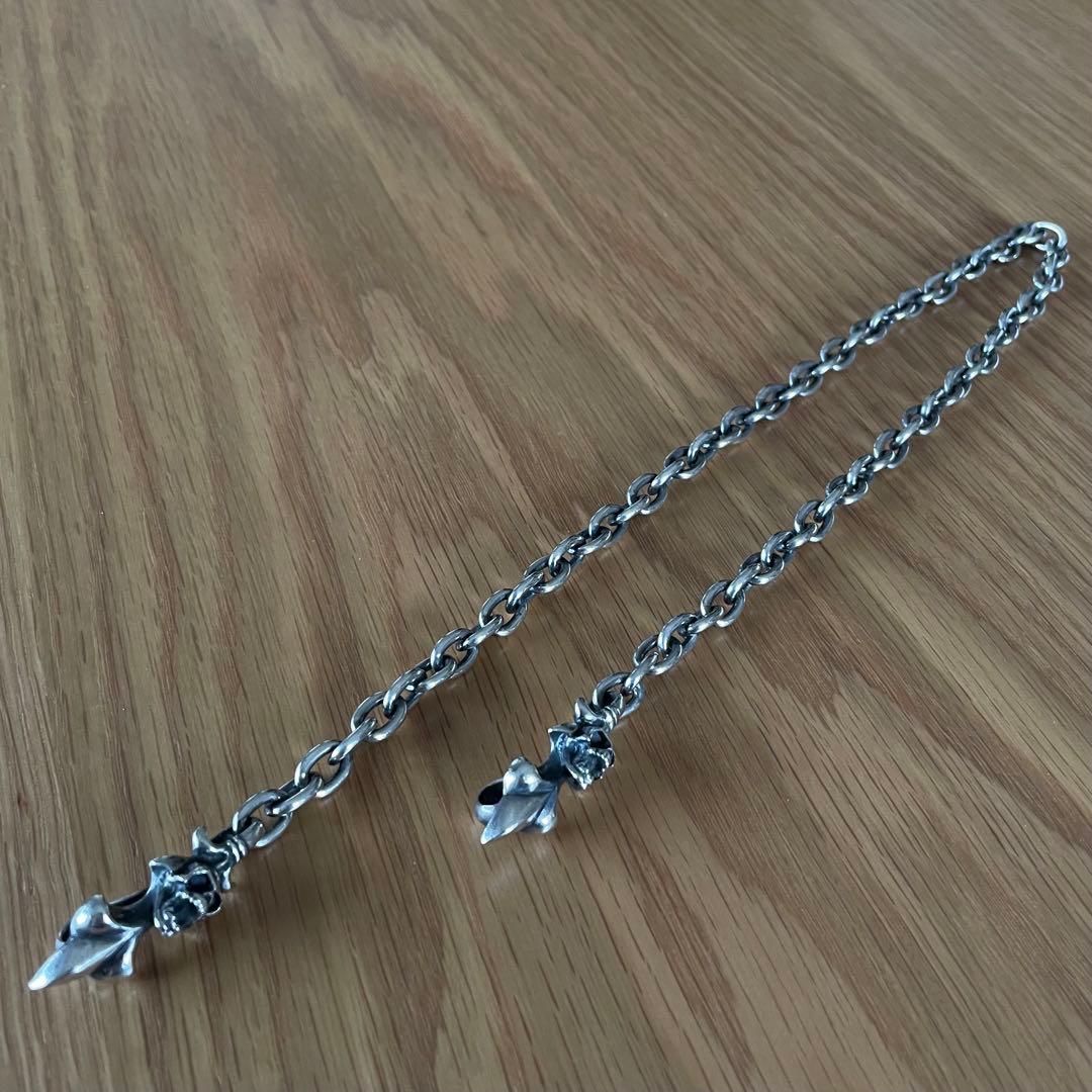 小物 silver925 skull wallet chain