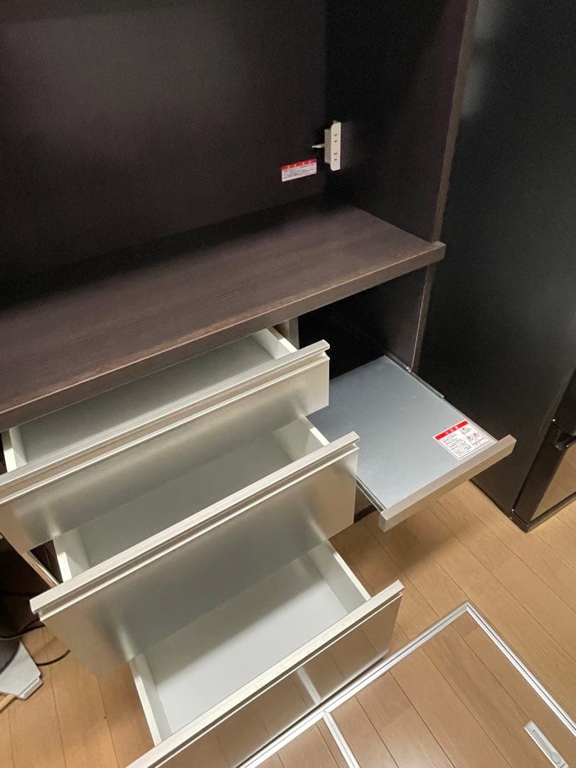 食器棚 カップボード　高橋木工所　ステンレス調