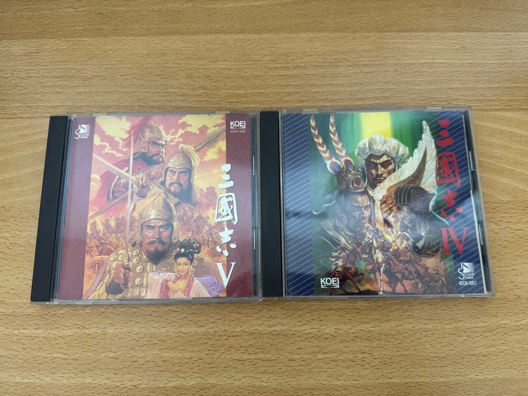 KOEI 三国志V IV 2枚 サウンドトラック KECH-1095 三國志