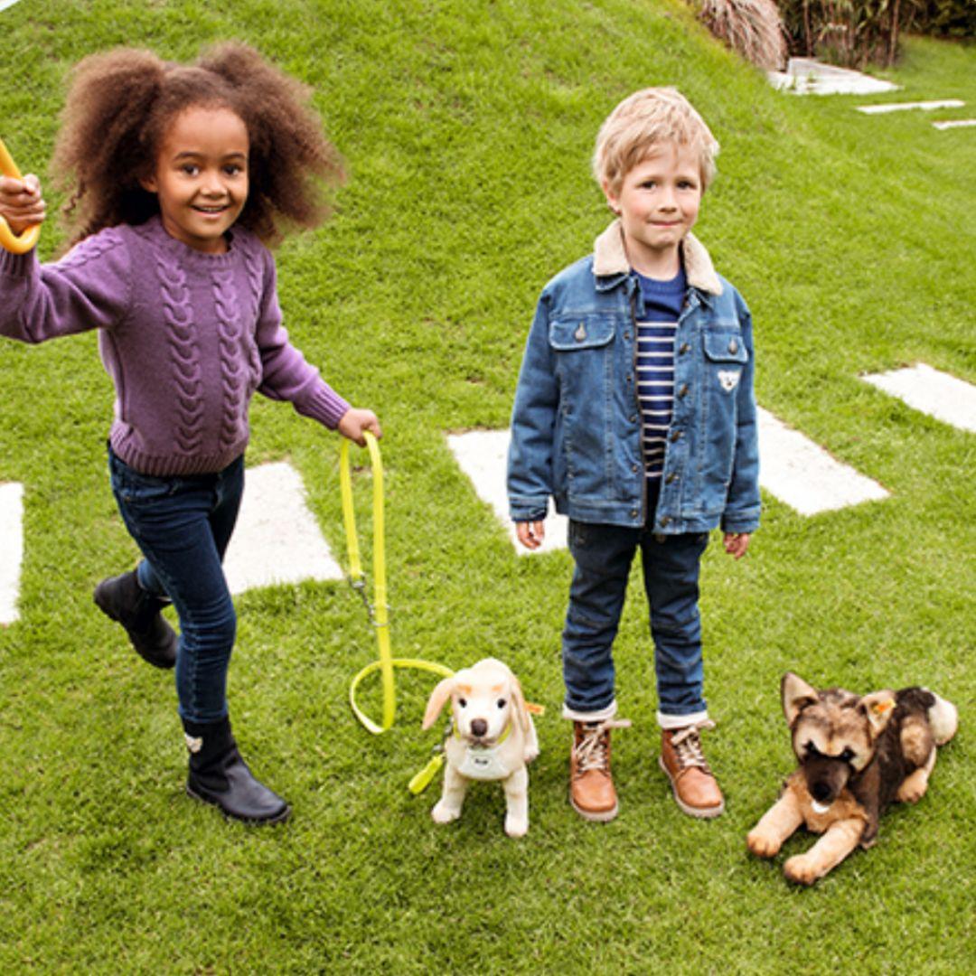 シュタイフ steiff シェパードのマイク 犬 　プレゼント　安心安全　人気者